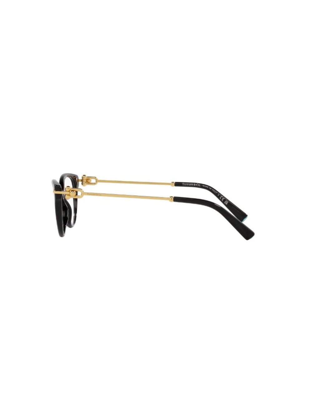 Tiffany & Co. EyeGlasses TF2231 8001 54-17 Black & Gold Frames Readers - Picture 3 of 3